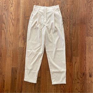 Corduroy Pant Trousers in Cream Color - Size 6